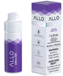 Buy Allo Ultra 10K Hybrid Disposable Kit: Grape Ice (8Ml)