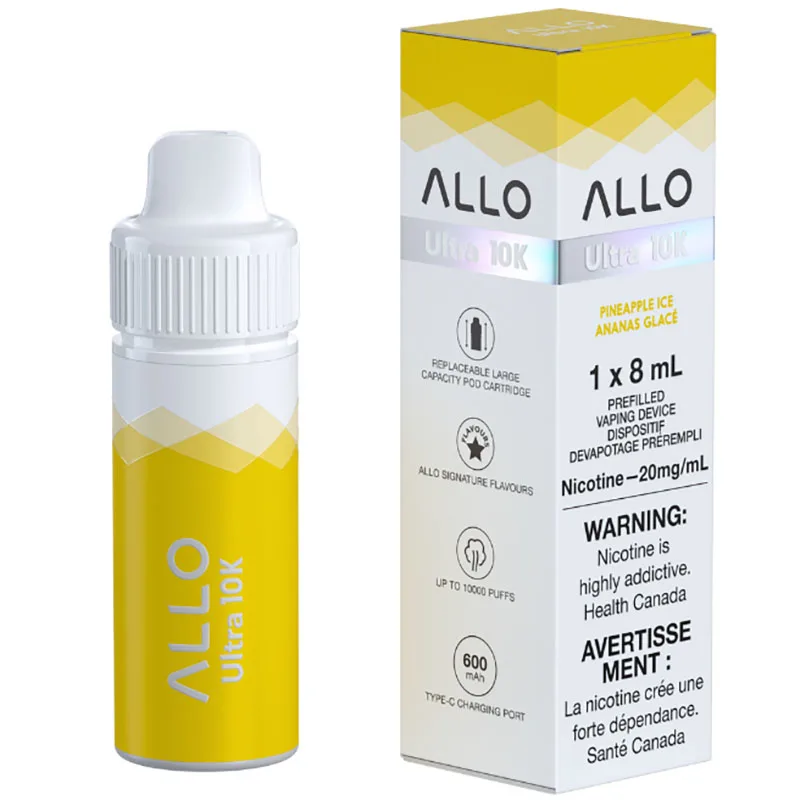 Buy Allo Ultra 10K Hybrid Disposable Kit: Pineapple Ice (8Ml)
