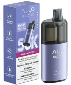 Buy Allo NUUD 50K Disposable Vape: Blue Raspberry (20mL)