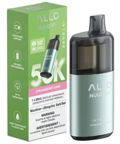 Buy Allo NUUD 50K Disposable Vape: Strawberry Kiwi (20mL)
