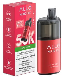 Buy Allo NUUD 50K Disposable Vape: Triple Apple (20mL)