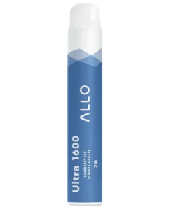 Buy Allo Ultra 1600 Disposable Vape: Blueberry Ice (6mL)