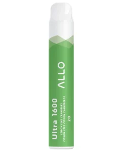 Buy Allo Ultra 1600 Disposable Vape: Lemon Lime Cranberry (6mL)