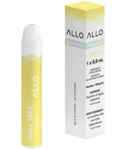 Buy Buy Allo Ultra 1600 Disposable Vape: Pineapple Ice (6mL)