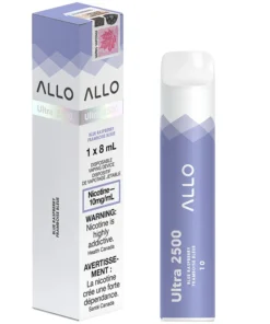 Buy Allo Ultra 2500 Disposable Vape: Blue Raspberry (8mL)