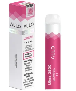 Buy Allo Ultra 2500 Disposable Vape: Watermelon Ice (8mL)